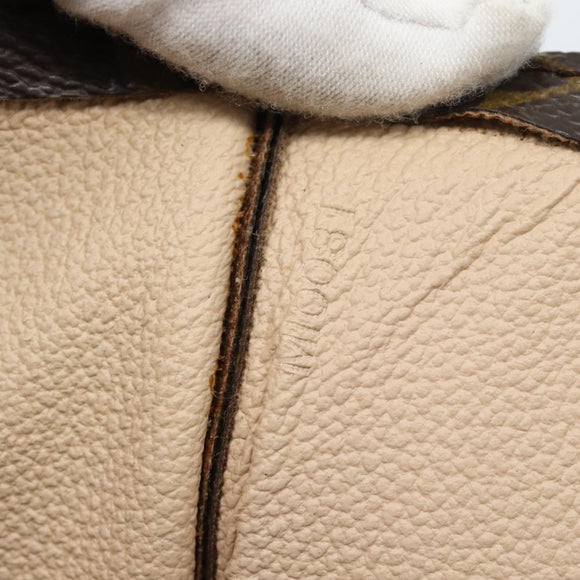 LOUIS VUITTON Monogram Sac Plat Hand Bag M51140 LV Auth ka4726