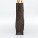 LOUIS VUITTON Monogram Sac Plat Hand Bag M51140 LV Auth ka4726-4