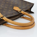 LOUIS VUITTON Monogram Sac Plat Hand Bag M51140 LV Auth ka4726-7