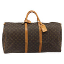 LOUIS VUITTON Monogram Keepall 60 Boston Bag M41422 LV Auth ka4728A-13