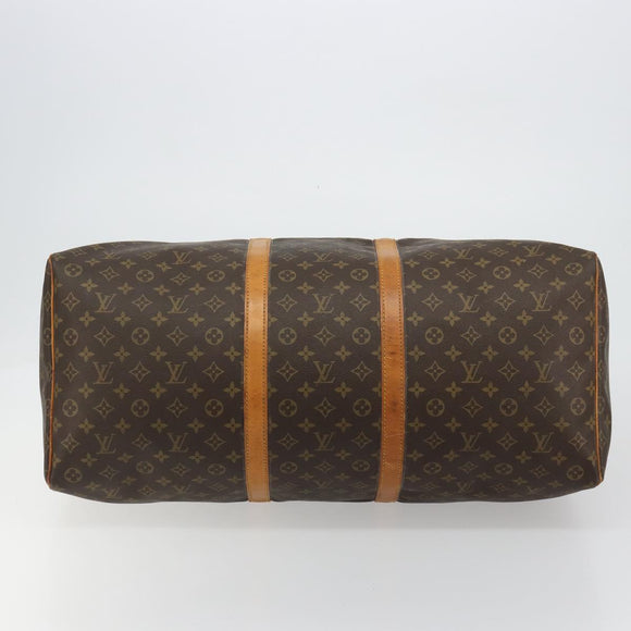 LOUIS VUITTON Monogram Keepall 60 Boston Bag M41422 LV Auth ka4728A