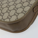 GUCCI GG Plus Supreme Shoulder Bag PVC Beige Gold Auth ka473-12