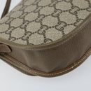 GUCCI GG Plus Supreme Shoulder Bag PVC Beige Gold Auth ka473-13