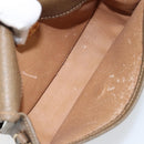 GUCCI GG Plus Supreme Shoulder Bag PVC Beige Gold Auth ka473-17