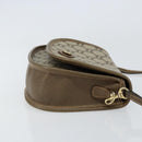 GUCCI GG Plus Supreme Shoulder Bag PVC Beige Gold Auth ka473-4