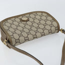GUCCI GG Plus Supreme Shoulder Bag PVC Beige Gold Auth ka473-6