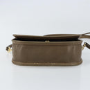 GUCCI GG Plus Supreme Shoulder Bag PVC Beige Gold Auth ka473-9
