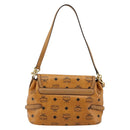 MCM Vicetos Logogram Shoulder Bag PVC Leather 2way Brown Gold Auth ka4736A-2