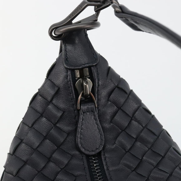 BOTTEGA VENETA INTRECCIATO Shoulder Bag Leather Navy Auth ka4737V
