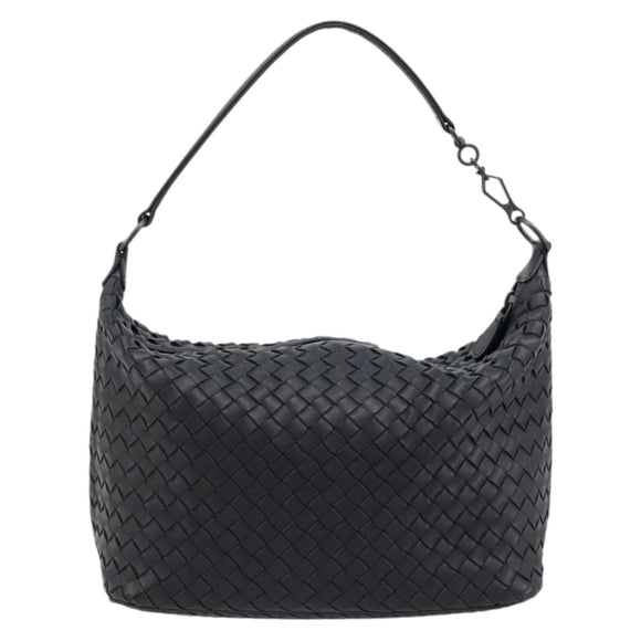 BOTTEGA VENETA INTRECCIATO Shoulder Bag Leather Navy Auth ka4737V