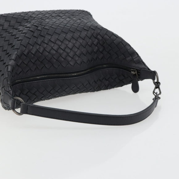 BOTTEGA VENETA INTRECCIATO Shoulder Bag Leather Navy Auth ka4737V