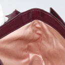 Miu Miu Hand Bag Leather 2way Red Gold Auth ka4739A-21