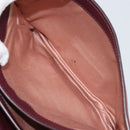 Miu Miu Hand Bag Leather 2way Red Gold Auth ka4739A-27
