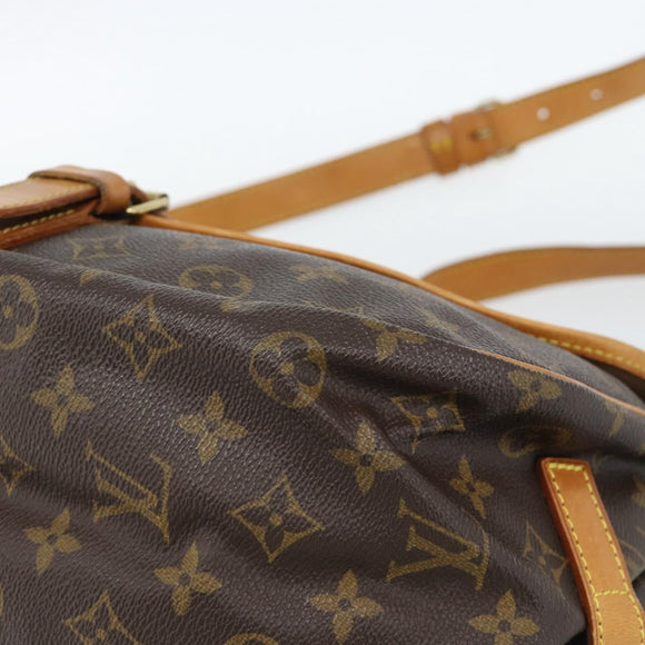 LOUIS VUITTON Monogram Saumur 35 Shoulder Bag M42254 LV Auth ka4741A