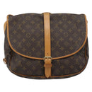 LOUIS VUITTON Monogram Saumur 35 Shoulder Bag M42254 LV Auth ka4741A-2