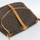LOUIS VUITTON Monogram Saumur 35 Shoulder Bag M42254 LV Auth ka4741A-6