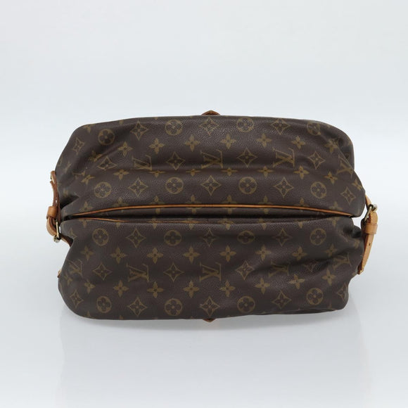 LOUIS VUITTON Monogram Saumur 35 Shoulder Bag M42254 LV Auth ka4741A