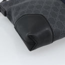 GUCCI GG Supreme Sherry Line Shoulder Bag PVC Black Red Navy 474139 Auth ka4744V-11