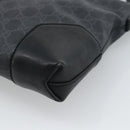 GUCCI GG Supreme Sherry Line Shoulder Bag PVC Black Red Navy 474139 Auth ka4744V-12
