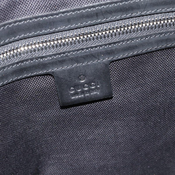 GUCCI GG Supreme Sherry Line Shoulder Bag PVC Black Red Navy 474139 Auth ka4744V