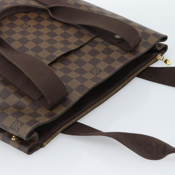 LOUIS VUITTON Damier Ebene Kababobur Tote Bag N52006 LV Auth ka4745