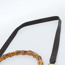 GUCCI Bamboo GG Canvas Hand Bag 2way Beige Gold 282315 Auth ka4747V-10