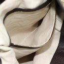 GUCCI Bamboo GG Canvas Hand Bag 2way Beige Gold 282315 Auth ka4747V-21