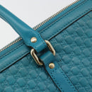 GUCCI Micro GG Guccissima Leather Outlet 2way Emerald Green 449646 Auth ka4748-16