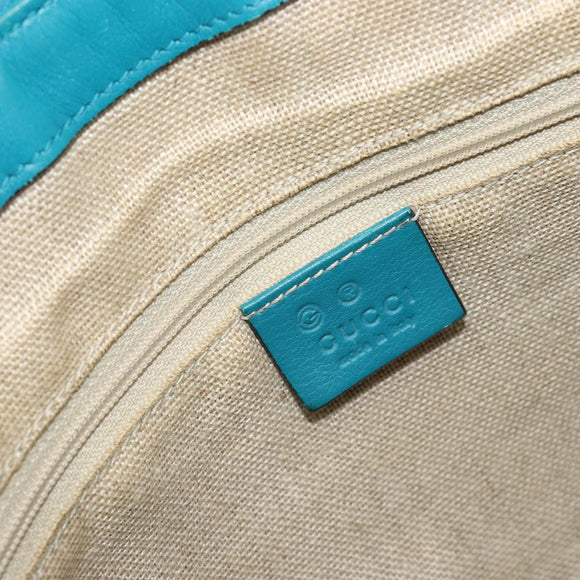 GUCCI Micro GG Guccissima Leather Outlet 2way Emerald Green 449646 Auth ka4748