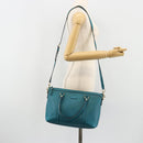 GUCCI Micro GG Guccissima Leather Outlet 2way Emerald Green 449646 Auth ka4748-26