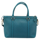 GUCCI Micro GG Guccissima Leather Outlet 2way Emerald Green 449646 Auth ka4748-3