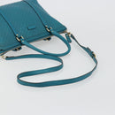 GUCCI Micro GG Guccissima Leather Outlet 2way Emerald Green 449646 Auth ka4748-9
