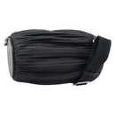 LOEWE Bracelet Pouch Large Shoulder Bag Nappa leather Black Silver Auth ka4749SM-1