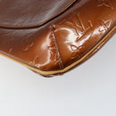 LOUIS VUITTON Monogram Vernis Thompson Street Bag Bronze M91124 LV Auth ka475-13