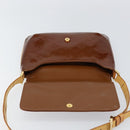 LOUIS VUITTON Monogram Vernis Thompson Street Bag Bronze M91124 LV Auth ka475-15