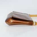 LOUIS VUITTON Monogram Vernis Thompson Street Bag Bronze M91124 LV Auth ka475-4