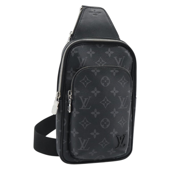 LOUIS VUITTON Monogram Eclipse Avenir Sling Bag PM Body M47137 LV Auth ka4750SAV