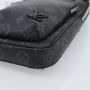 LOUIS VUITTON Monogram Eclipse Avenir Sling Bag PM Body M47137 LV Auth ka4750SAV-10