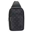 LOUIS VUITTON Monogram Eclipse Avenir Sling Bag PM Body M47137 LV Auth ka4750SAV-2