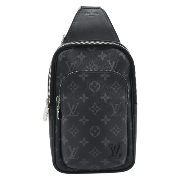 LOUIS VUITTON Monogram Eclipse Avenir Sling Bag PM Body M47137 LV Auth ka4750SAV