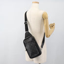 LOUIS VUITTON Monogram Eclipse Avenir Sling Bag PM Body M47137 LV Auth ka4750SAV-23