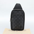 LOUIS VUITTON Monogram Eclipse Avenir Sling Bag PM Body M47137 LV Auth ka4750SAV-24