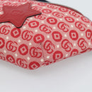 GUCCI Children's Sherry Line Waist bag Canvas Navy Red 502095 Auth ka4751M-14