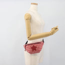 GUCCI Children's Sherry Line Waist bag Canvas Navy Red 502095 Auth ka4751M-21