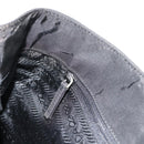 PRADA Tote Bag Nylon Leather Black Silver Auth ka4753A-20