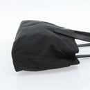 PRADA Tote Bag Nylon Leather Black Silver Auth ka4753A-4