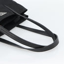 PRADA Tote Bag Nylon Leather Black Silver Auth ka4753A-7