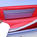 BVLGARI Chain Serpenti Shoulder Bag Leather Purple Gold Auth ka4755SAV-10