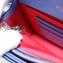 BVLGARI Chain Serpenti Shoulder Bag Leather Purple Gold Auth ka4755SAV-19