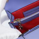 BVLGARI Chain Serpenti Shoulder Bag Leather Purple Gold Auth ka4755SAV-20